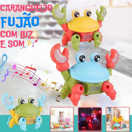 Caranguejo Fujão com Luz e Som